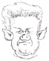 Wilders spotprent